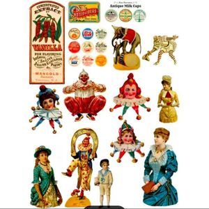 Vintage Scrapbooking Sticker